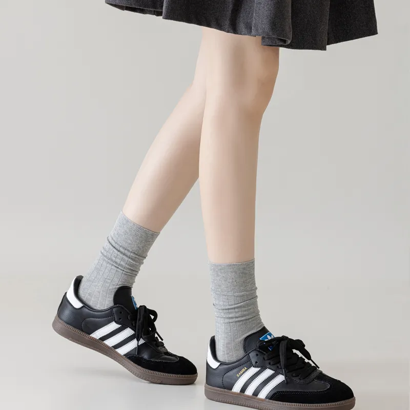SHIWAJI Mid Calf Socks Women's 3 Pack-6