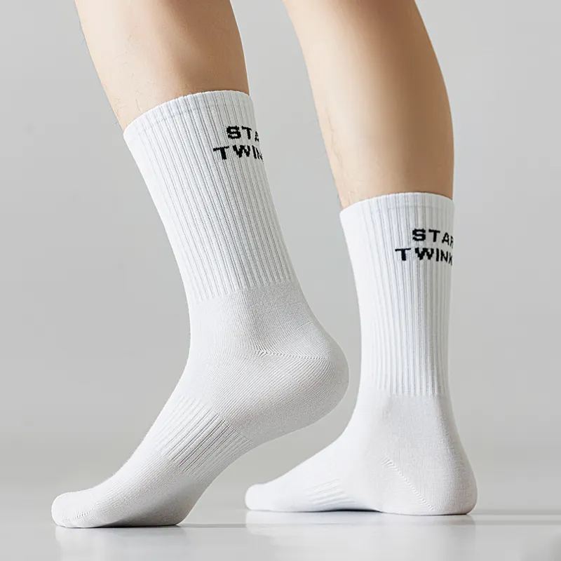 SHIWAJI Mid Calf Socks Men's 4 Pack-9