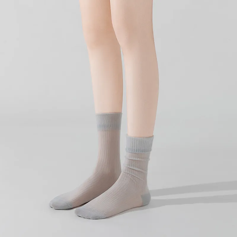 SHIWAJI Mid Calf Socks Women's 3 Pack-5