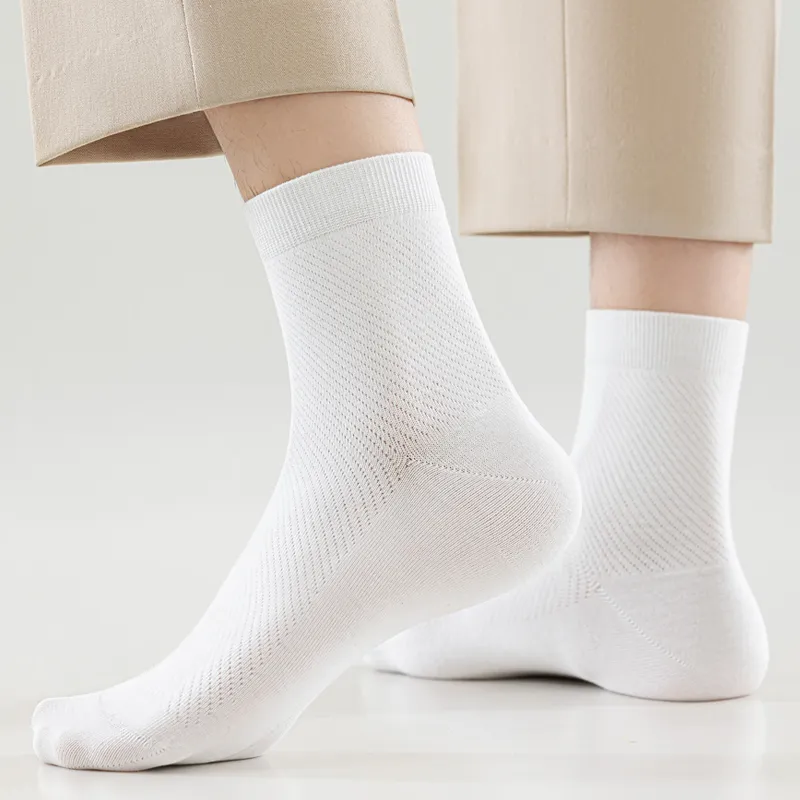 SHIWAJI Mid Calf Socks Men's 5 Pack-1