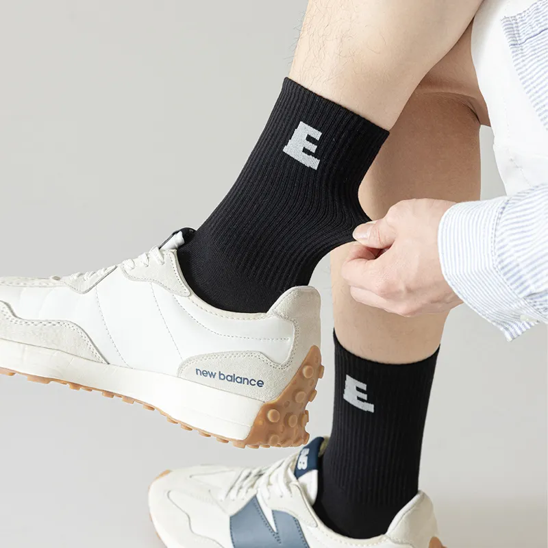 SHIWAJI Mid Calf Socks Men's 4 Pack-8