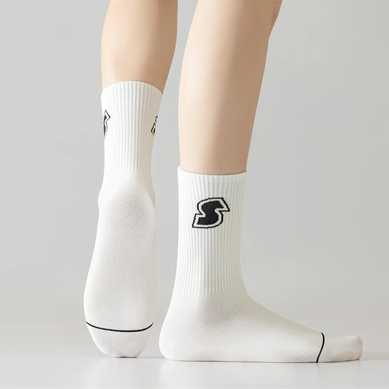 SHIWAJI Mid Calf Socks Men's 4 Pack-6