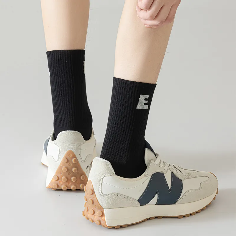 SHIWAJI Mid Calf Socks Men's 4 Pack-4