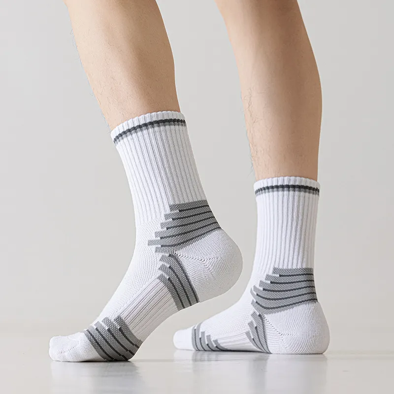 SHIWAJI Mid Calf Socks Men's 3 Pack-3