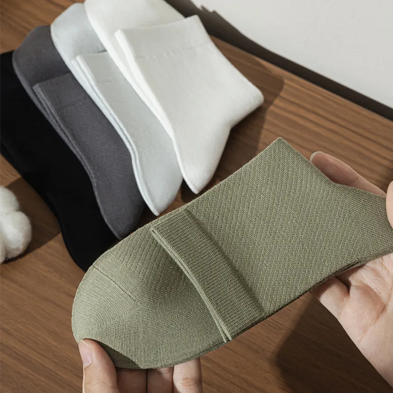 SHIWAJI Mid Calf Socks Men's 5 Pack-12