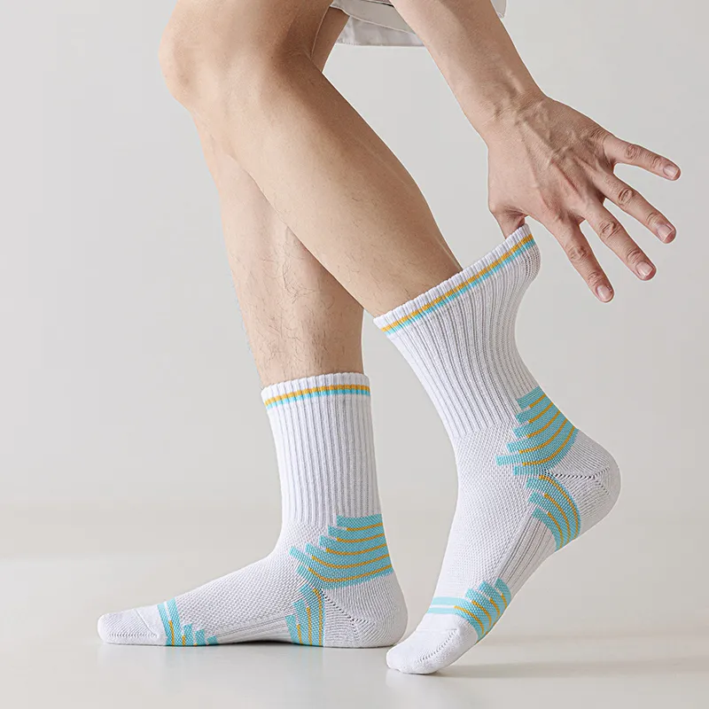 SHIWAJI Mid Calf Socks Men's 3 Pack-5