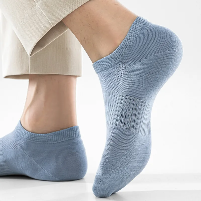 SHIWAJI No Show Socks Men's 5 Pack-9