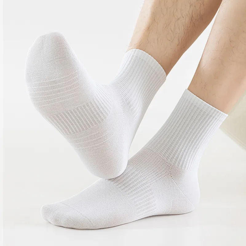 SHIWAJI Mid Calf Socks Men's 5 Pack-5