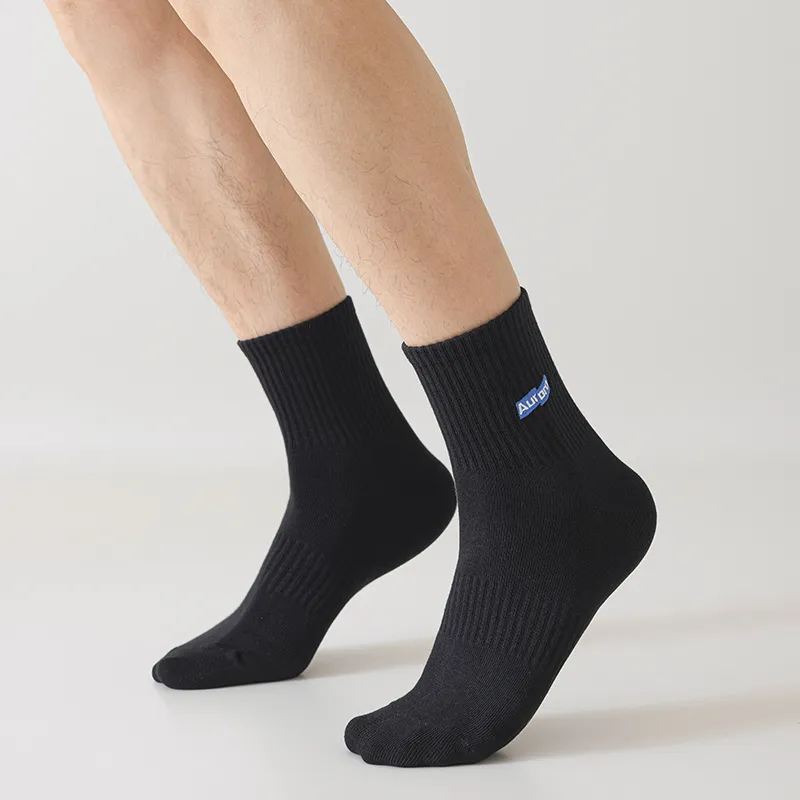 SHIWAJI Mid Calf Socks Men's 4 Pack-15