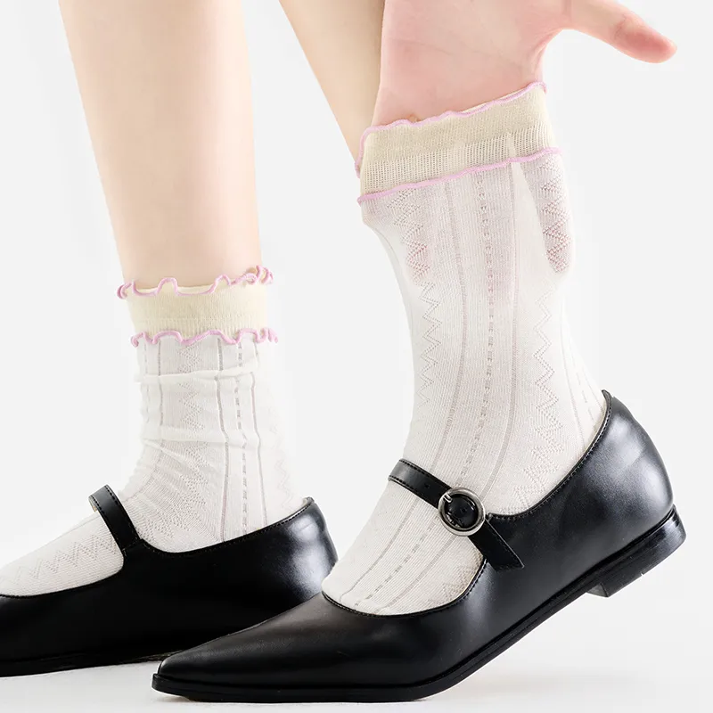 SHIWAJI Mid Calf Socks Women's Combo Set-3