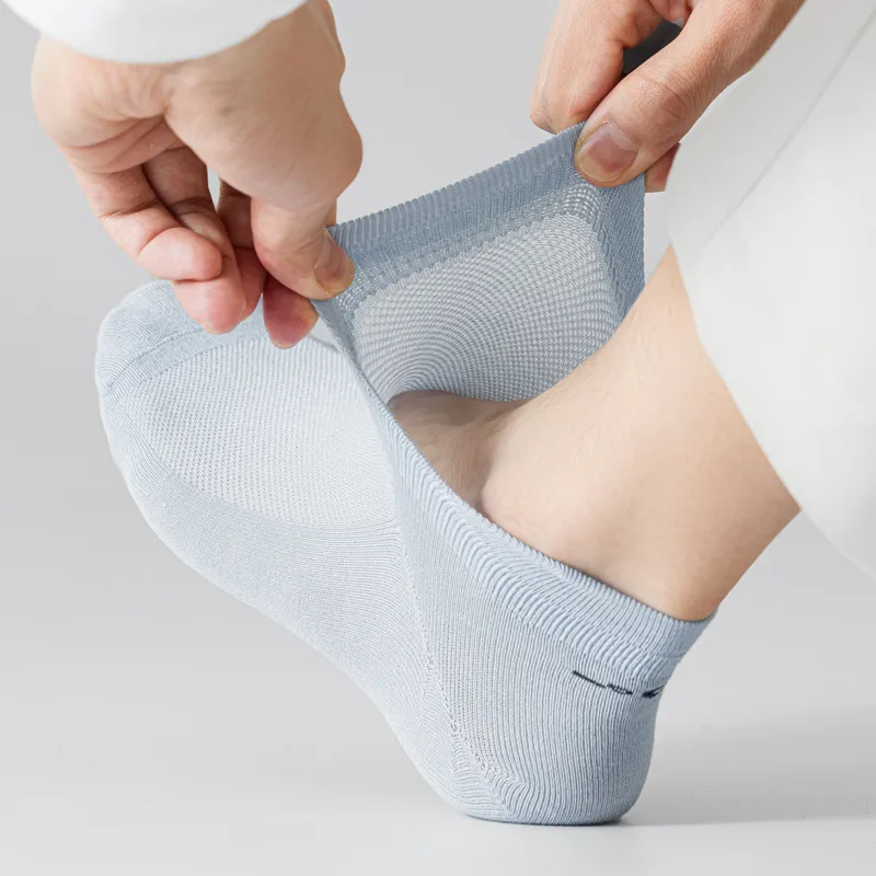 SHIWAJI No Show Socks Men's 5 Pack-7