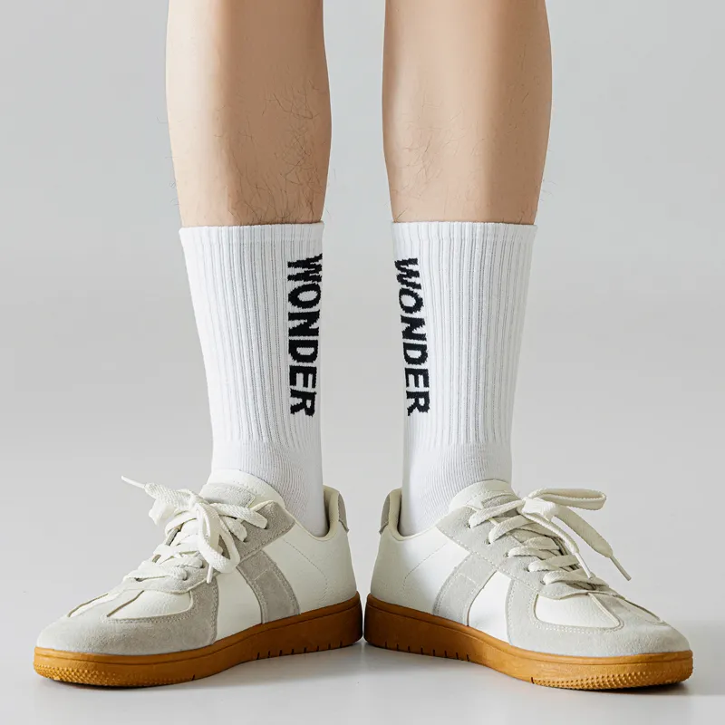 SHIWAJI Mid Calf Socks Men's 4 Pack-5