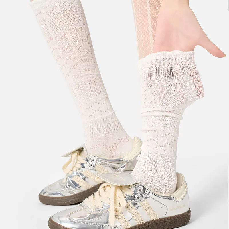SHIWAJI Knee High Socks Women's 2 Pack-8