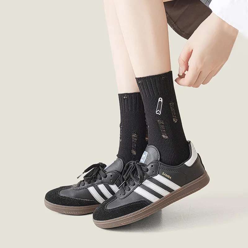 SHIWAJI Mid Calf Socks Women's 4 Pack-1