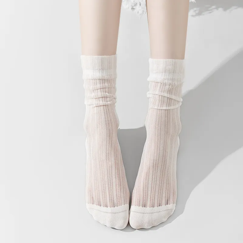 SHIWAJI Mid Calf Socks Women's 3 Pack-1