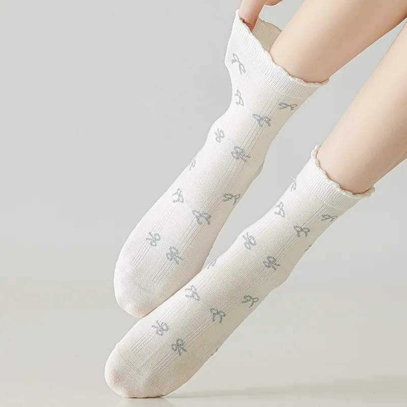 SHIWAJI Mid Calf Socks Women's 3 Pack-11