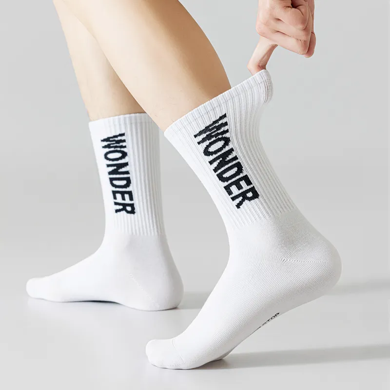SHIWAJI Mid Calf Socks Men's 4 Pack-12