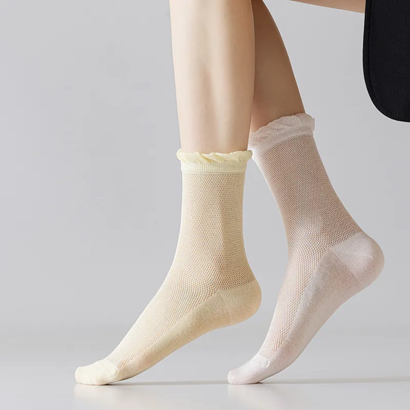 SHIWAJI Mid Calf Socks Women's 5 Pack-10