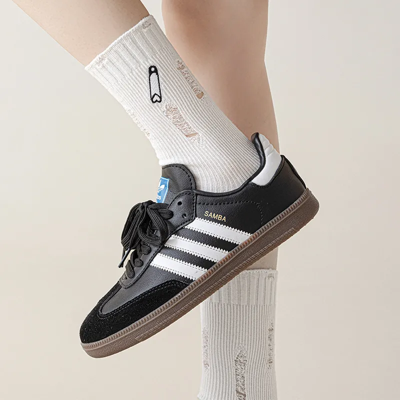 SHIWAJI Mid Calf Socks Women's 4 Pack-8