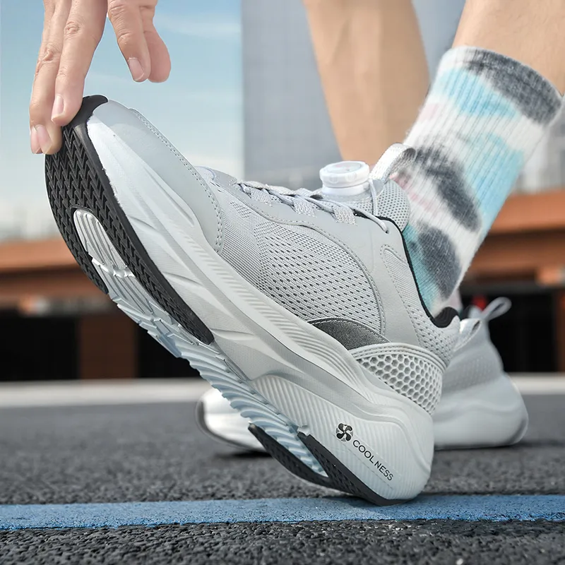 TEPOR Anti Slip Wear Resistant Low Top Running Shoes Unisex-8