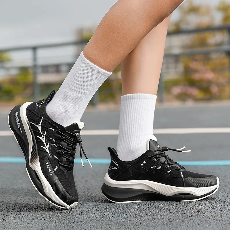TEPOR Cushioned Slip Resistant Lightweight Low Top Casual Running Shoes Unisex-10