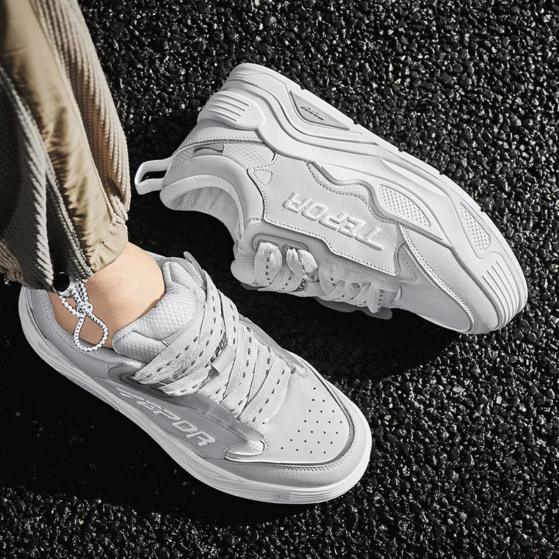 TEPOR Anti Slip Wear Resistant Low Top Skateboard Shoes Unisex-18