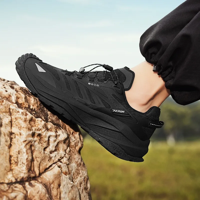 TEPOR Cushioning Slip Resistant And Abrasion Resistant Low Top Casual Running Shoes Unisex-9