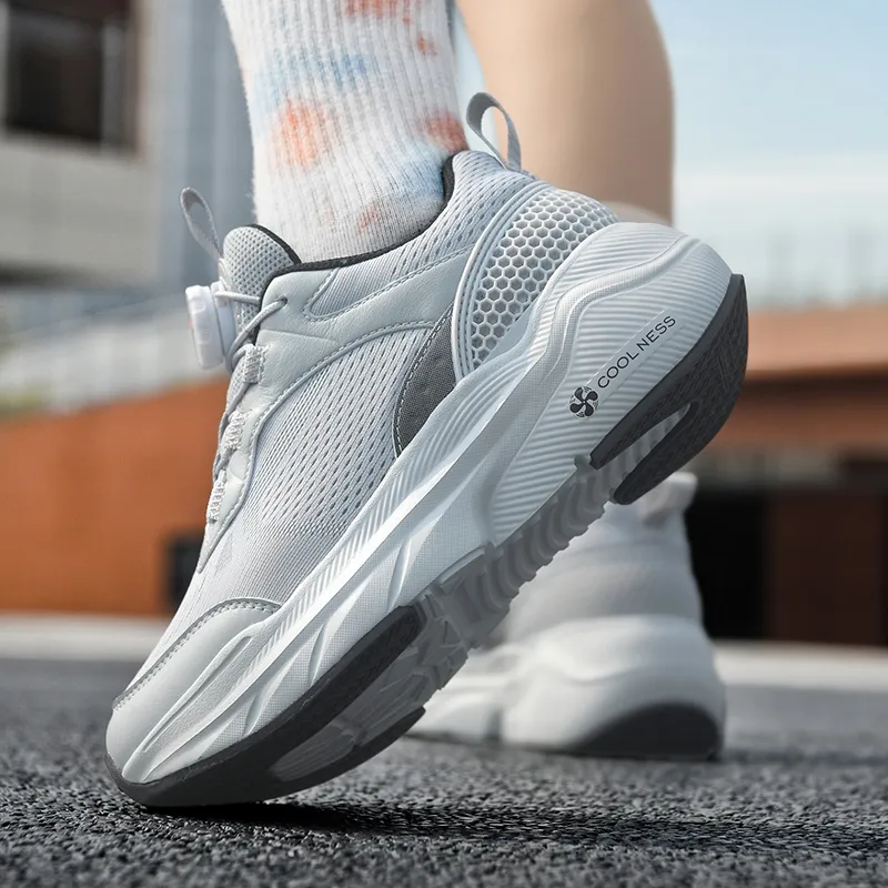 TEPOR Anti Slip Wear Resistant Low Top Running Shoes Unisex-9