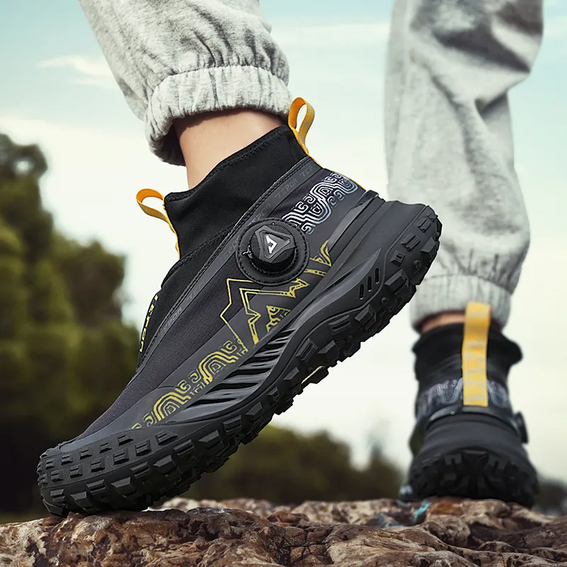 TEPOR Anti Slip Wear Resistant High Top Casual Shoes Men's-13