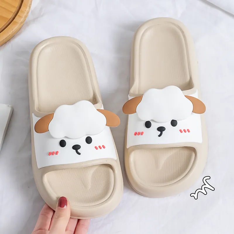 LUNNIFEIYA Indoor Home Slip Resistant Bathroom Bathing Eva Couple Sandal Men-1