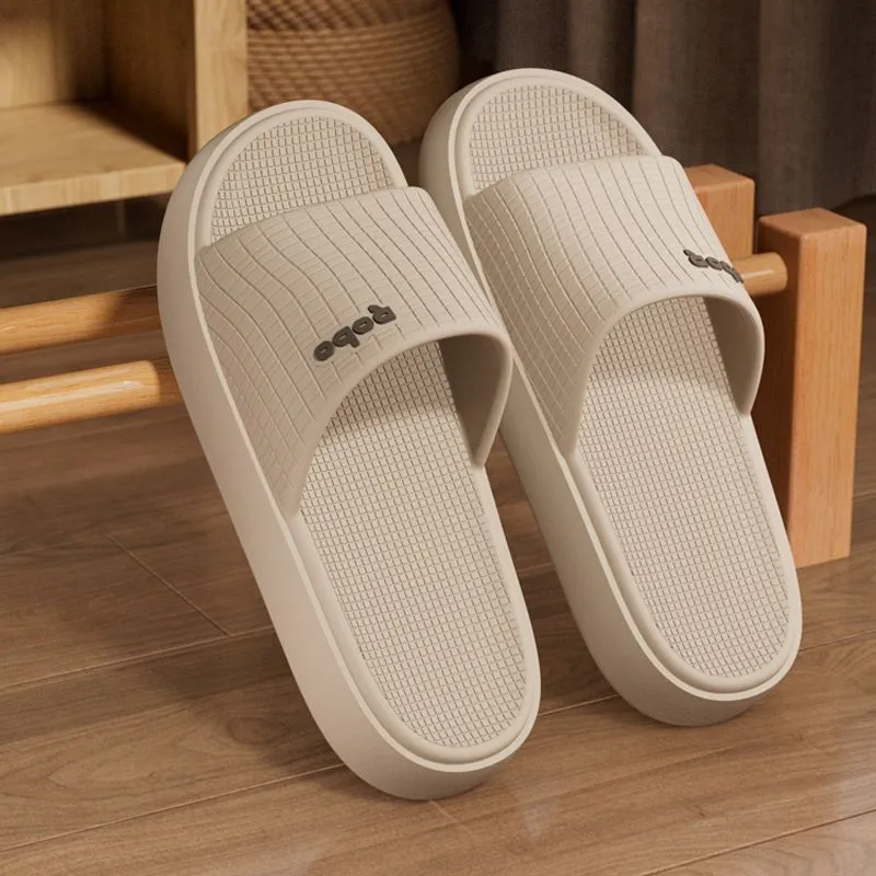 LUNNIFEIYA Squashy And Bouncy Feeling Eva Slippers, Couple Indoor Home Use Comfortable Soft Sole Odor Free-9