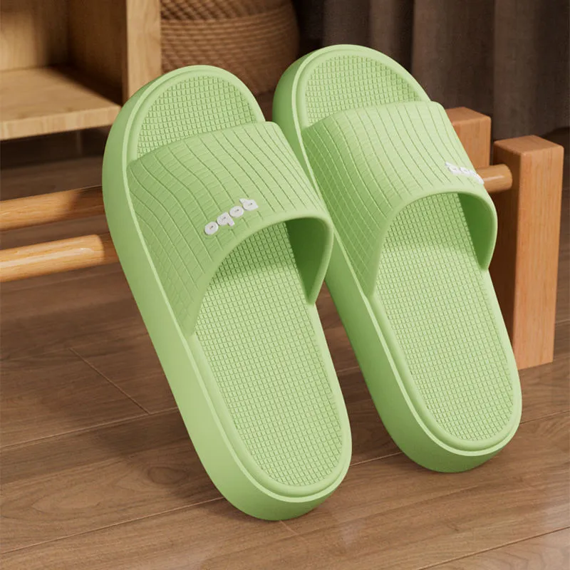 LUNNIFEIYA Squashy And Bouncy Feeling Eva Slippers, Couple Indoor Home Use Comfortable Soft Sole Odor Free-3