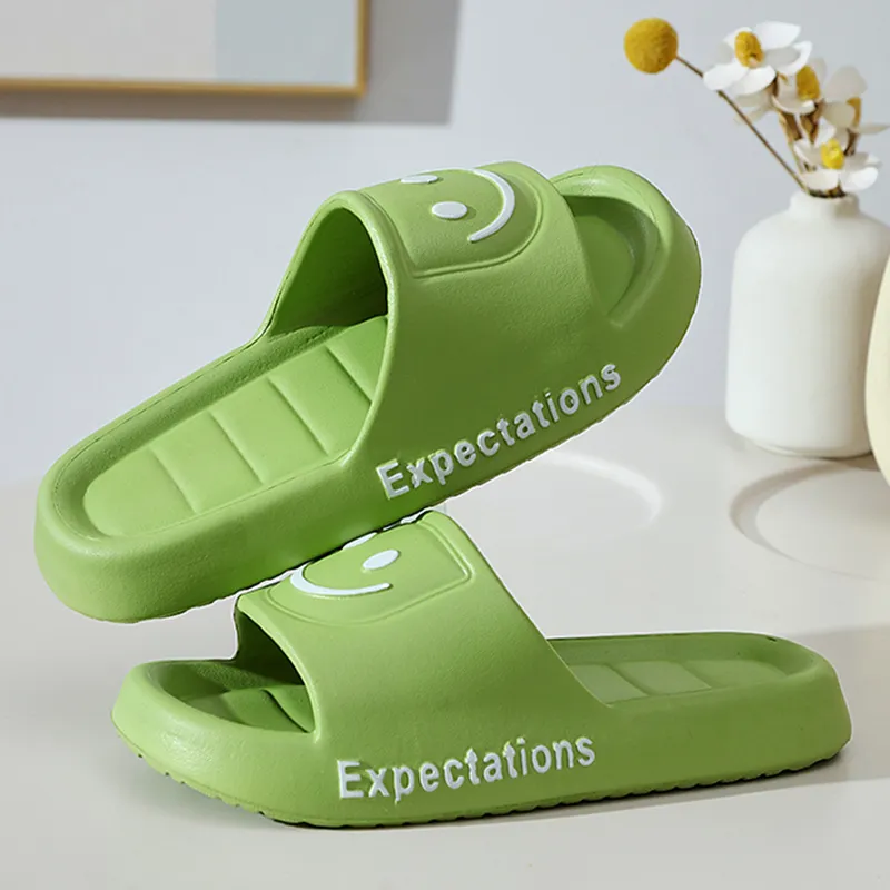 LUNNIFEIYA Summer Home Indoor Slip Resistant Bathroom EVA Slippers-5