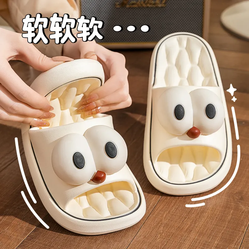 LUNNIFEIYA Summer Outerwear Platform Squashy And Bouncy Feeling Home Indoor Slip Resistant Cute Sandal-4