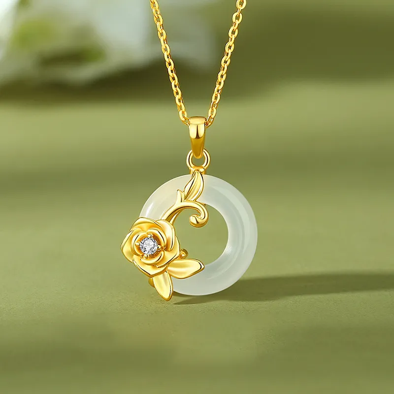 Phoenix Temple Jewelry Chalcedony Necklaces Women's-1