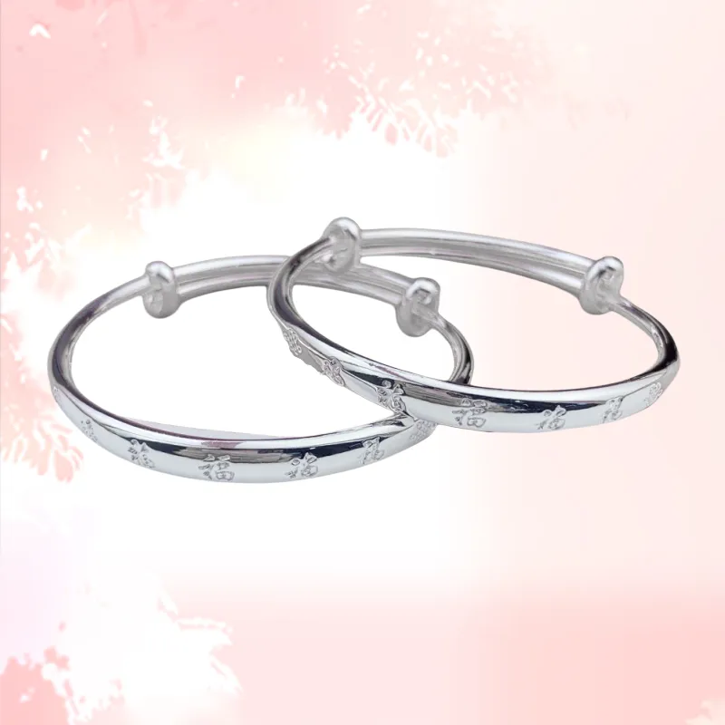 Phoenix Temple Jewelry 999 Fine Silver Sterling Silver Bracelets Kids'-3