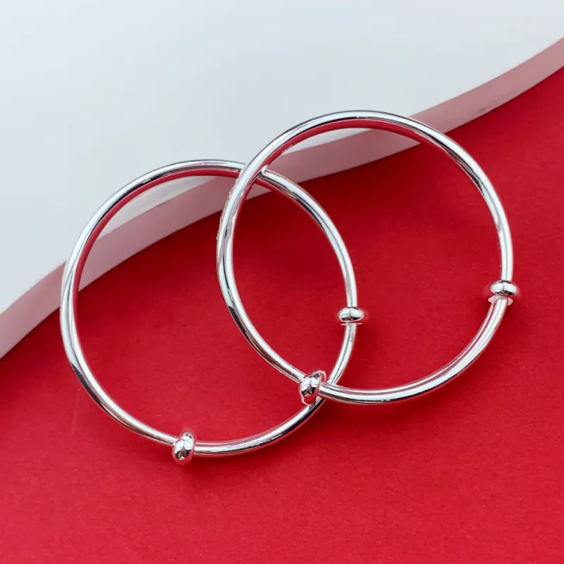 Phoenix Temple Jewelry 999 Fine Silver Bangles Kids'-3