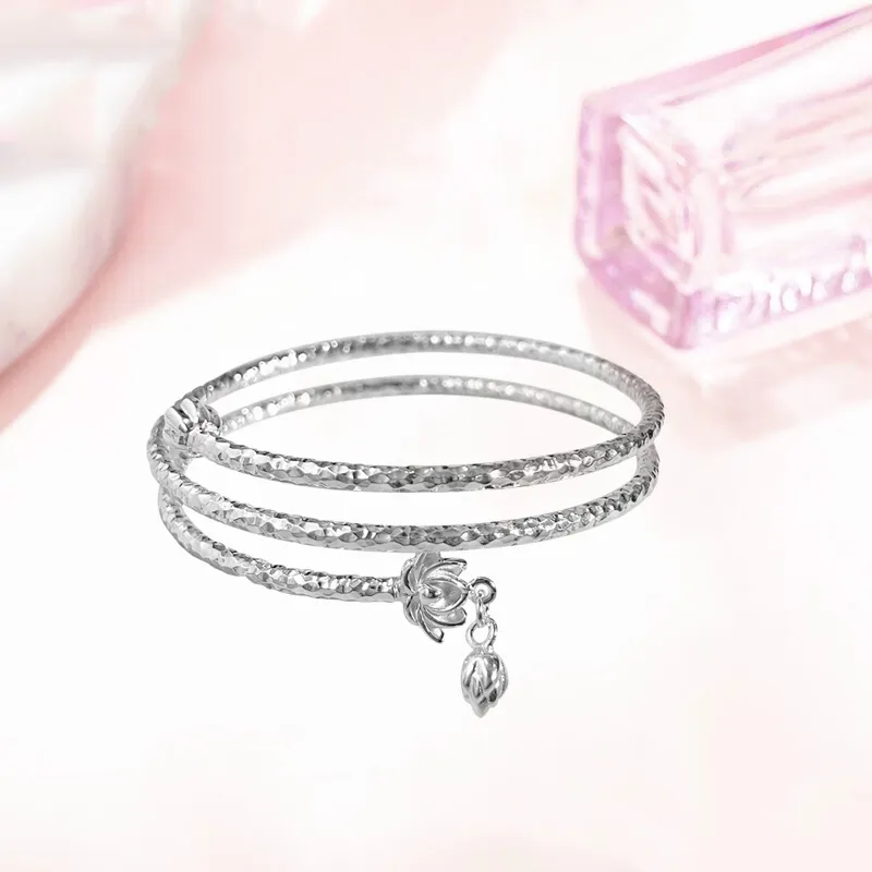 Phoenix Temple Jewelry 999 Fine Silver Sterling Silver Bracelets Women's-3