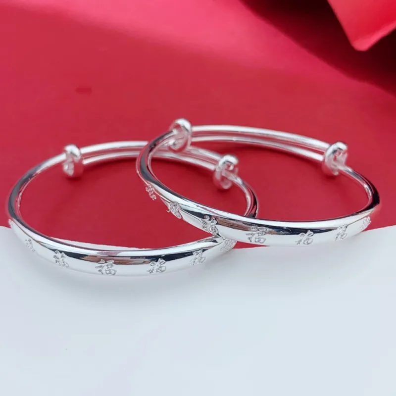 Phoenix Temple Jewelry 999 Fine Silver Sterling Silver Bracelets Kids'-1