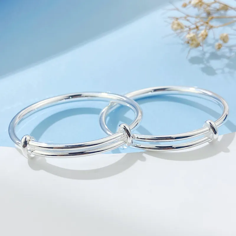Phoenix Temple Jewelry 999 Fine Silver Bangles Kids'-2