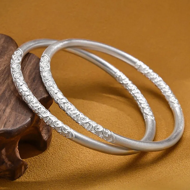 Phoenix Temple Jewelry 999 Fine Silver Sterling Silver Bracelets Women's-3