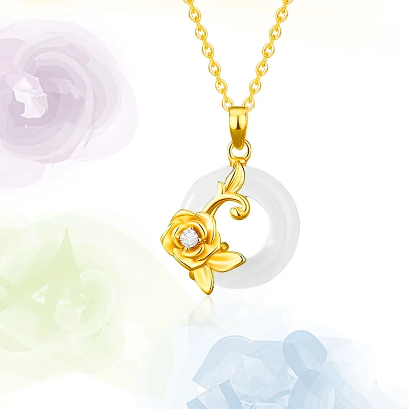 Phoenix Temple Jewelry Chalcedony Necklaces Women's-4
