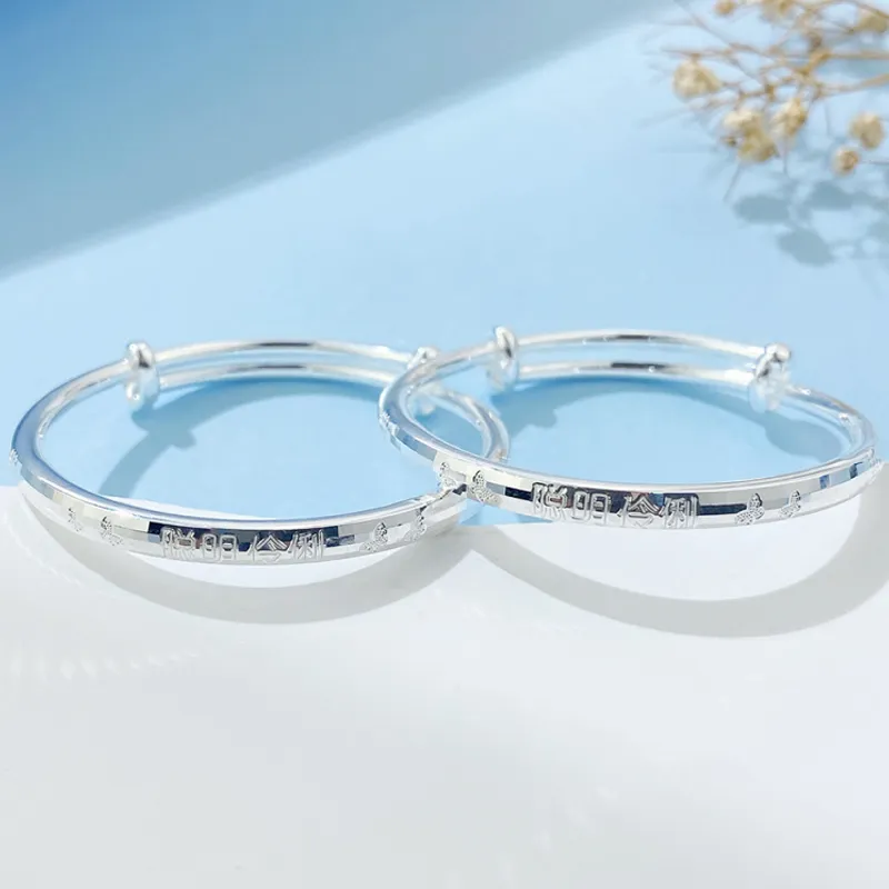 Phoenix Temple Jewelry 999 Fine Silver Bangles Kids'-1