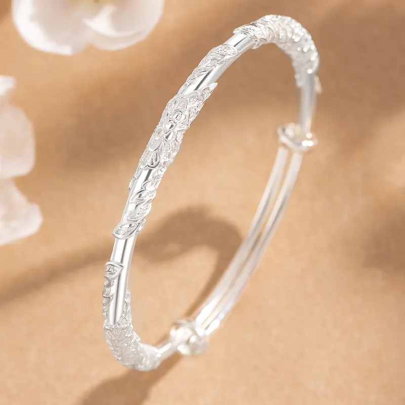 Phoenix Temple Jewelry 999 Fine Silver Sterling Silver Bracelets Women's-5