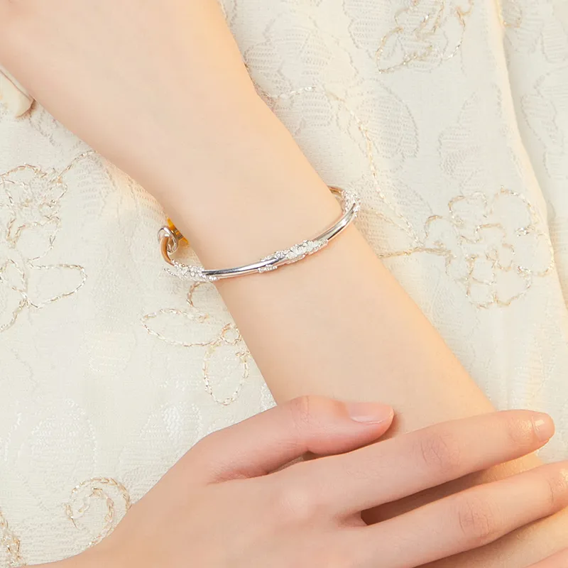 Phoenix Temple Jewelry 999 Fine Silver Sterling Silver Bracelets Women's-3
