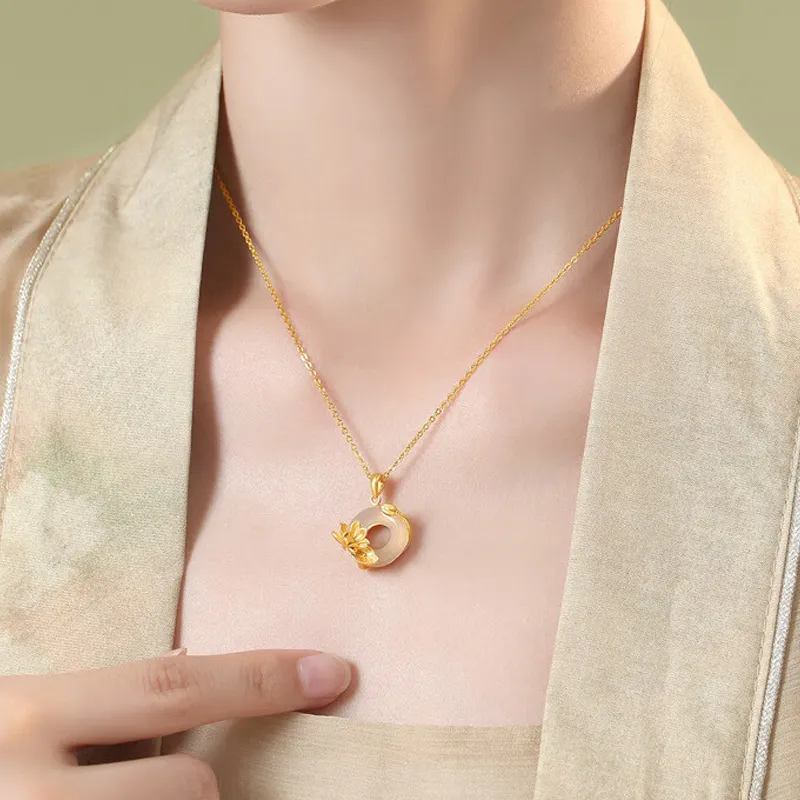 Phoenix Temple Jewelry Chalcedony Necklaces Women's-1