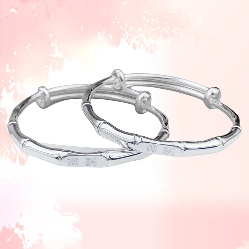 Phoenix Temple Jewelry 999 Fine Silver Bangles Kids'-5