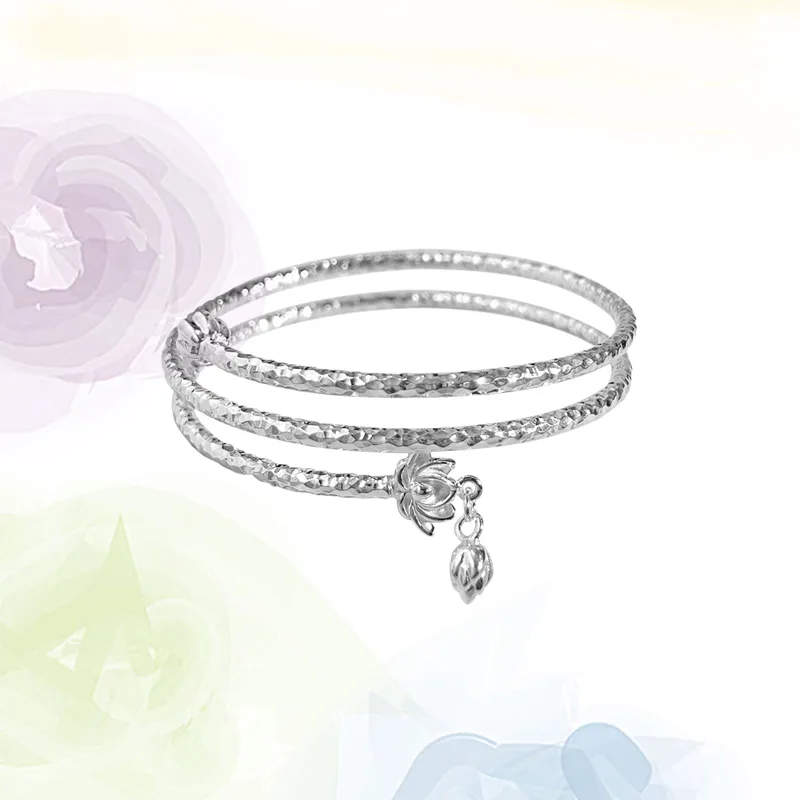 Phoenix Temple Jewelry 999 Fine Silver Sterling Silver Bracelets Women's-1
