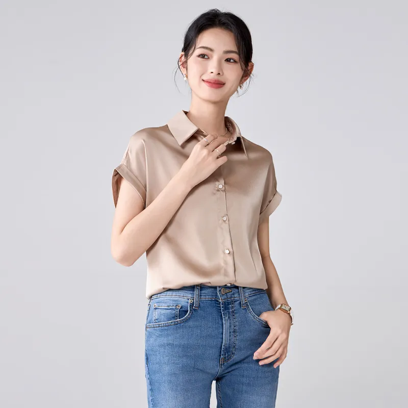 Love Elaine Shirt Women's Apricot-3