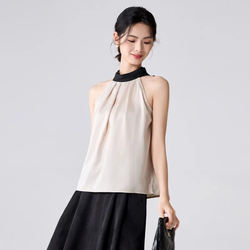 Love Elaine Shirt Women's Beige Apricot-4